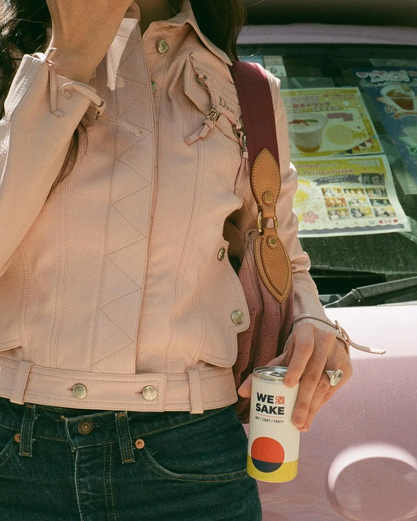 A WESAKE can in a jacket pocket