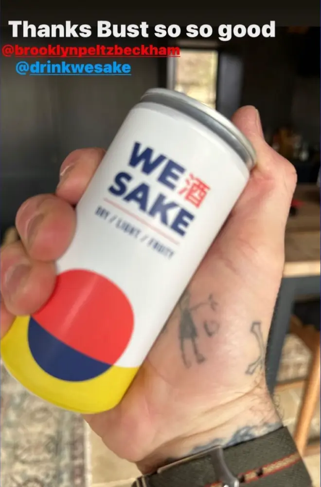Instagram story from @davidbeckham featuring WESAKE